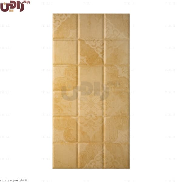 کاشی رباط میبد مدل مانلی کرم روشن سایز 60×30