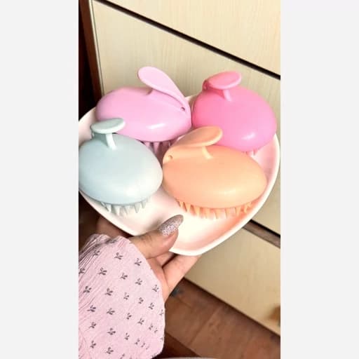 ماساژور سر سیلیکونی وارداتی اورجینال تقویت ریشه مو ضد شویندن کامل موها جلوگیری از شوره سر شور سرشور سیلیکونی باکیفیت — تصویر ۵