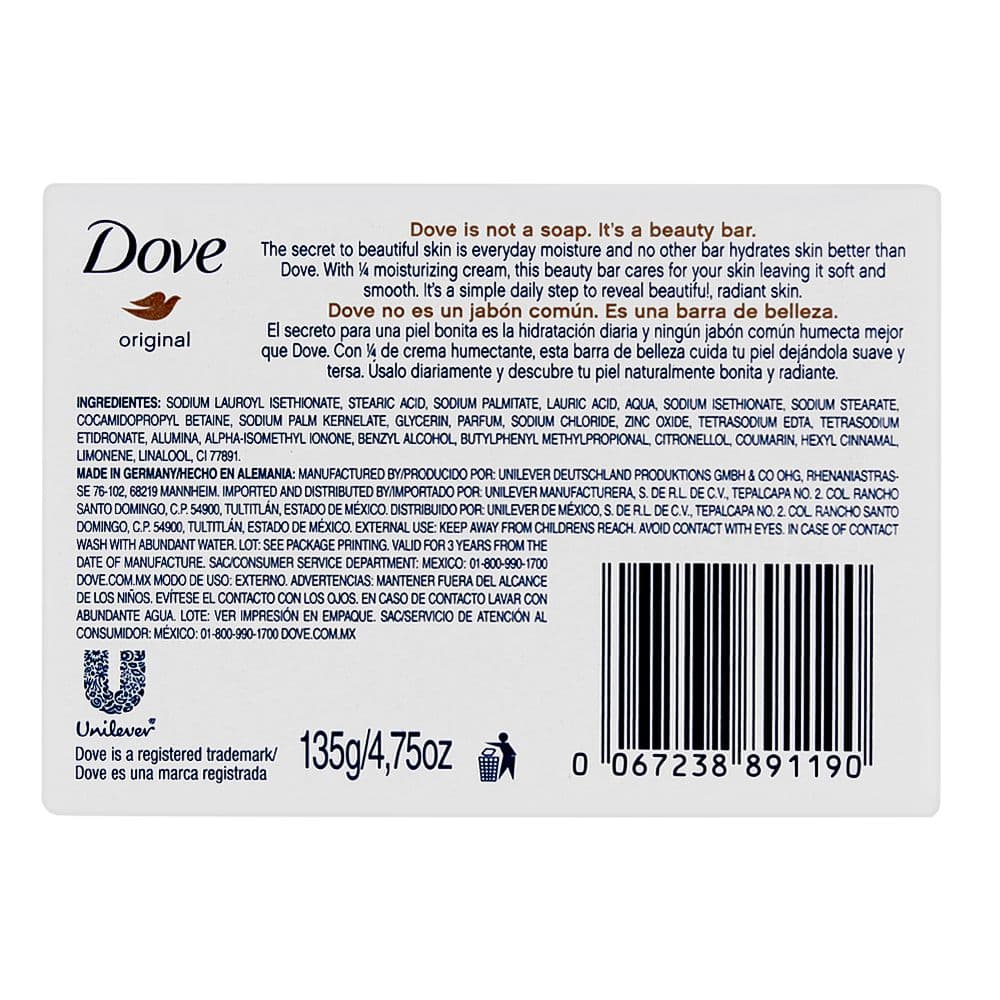 صابون داو 135 گرم اوجینال – dove soap Original Beauty bar — تصویر ۲