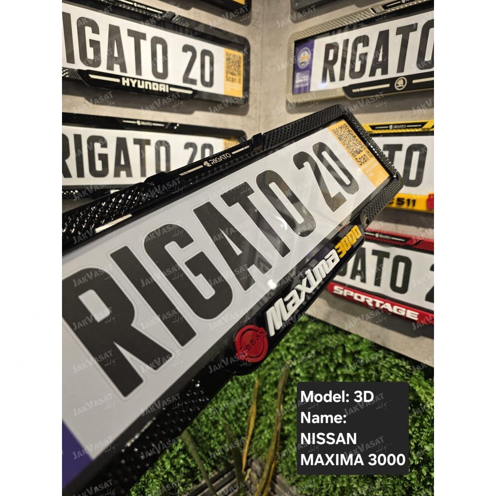 قاب‌پلاک سه‌بعدی ضد‌سرقت نیسان(Nissan) maxima — تصویر ۳