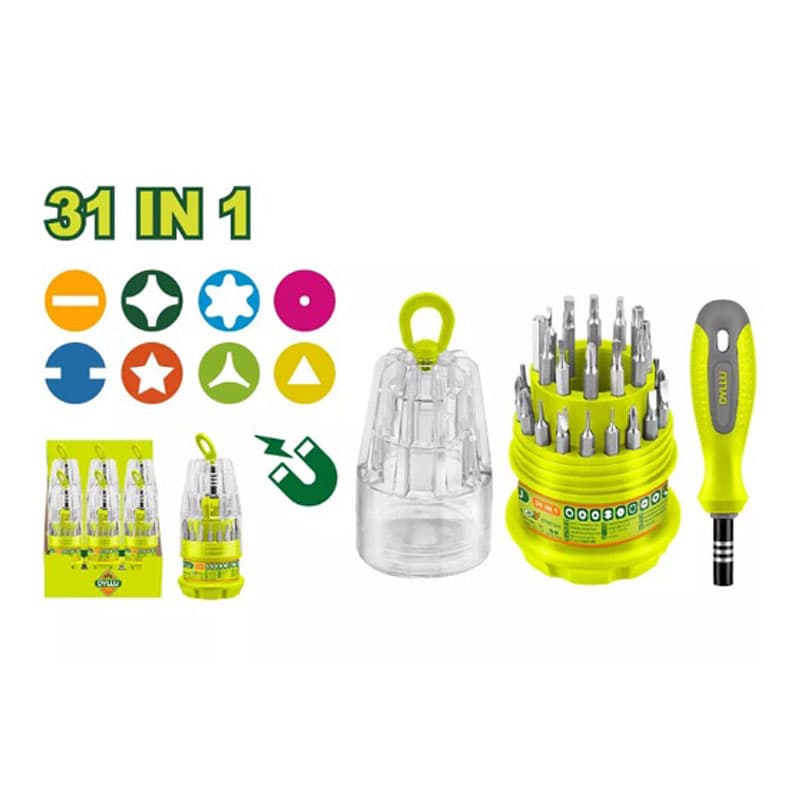 ست 31 در 1 پیچ گوشتی دایلو مدل DTSS1J31 — تصویر ۲