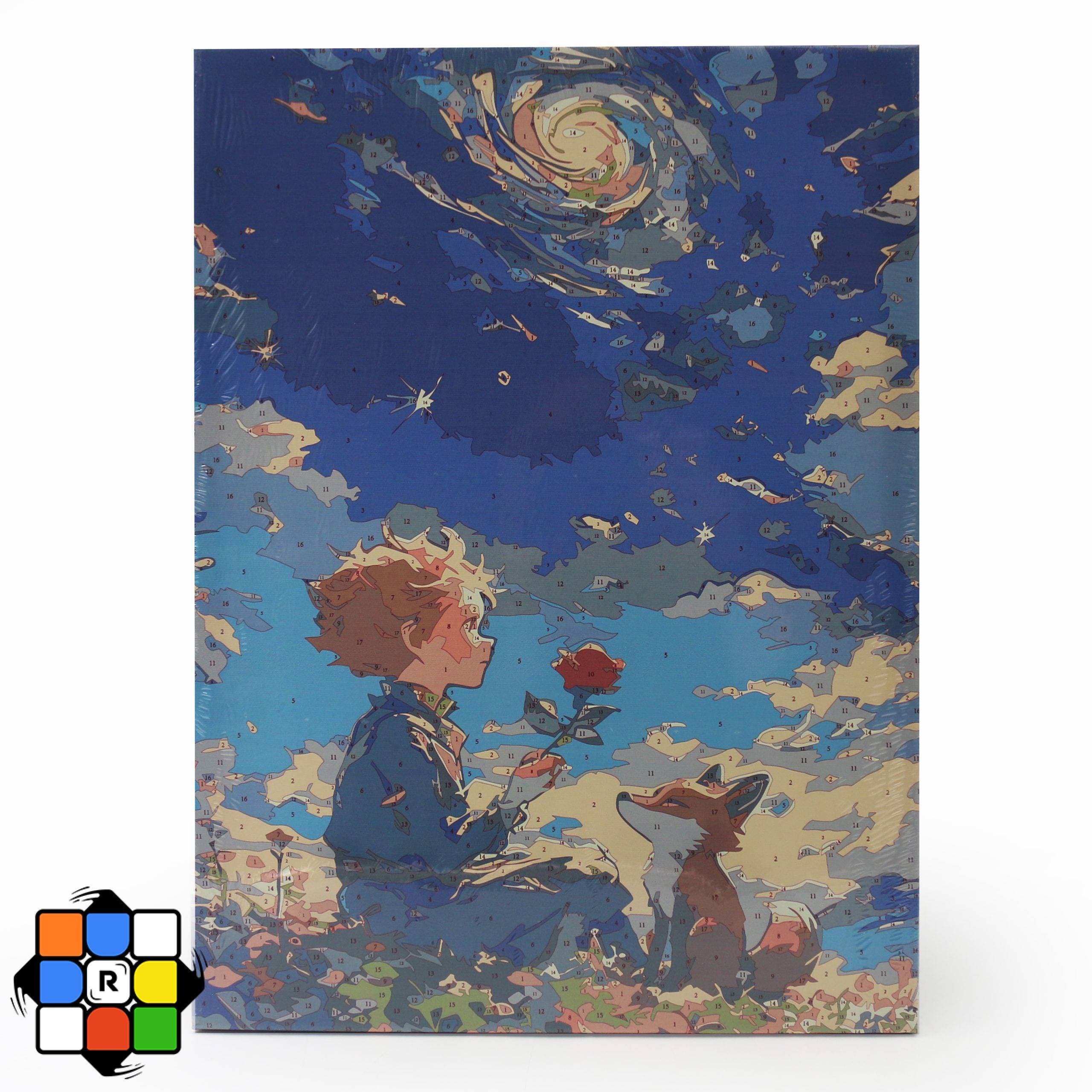 بوم رنگ آمیزی با آبرنگ سایز 40×30 ( 13 طرح ) — تصویر ۸