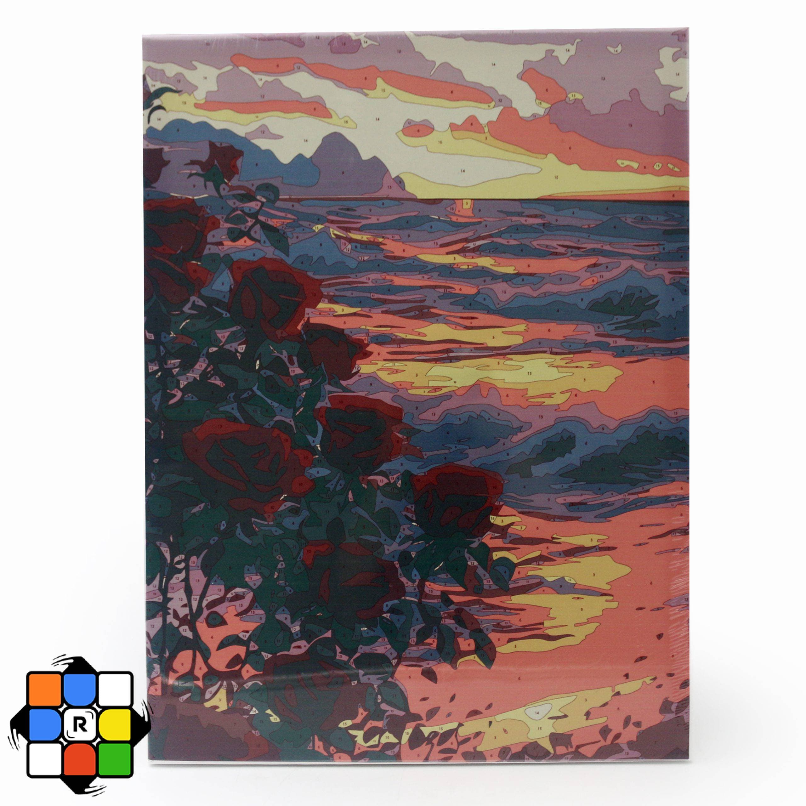 بوم رنگ آمیزی با آبرنگ سایز 40×30 ( 13 طرح ) — تصویر ۴