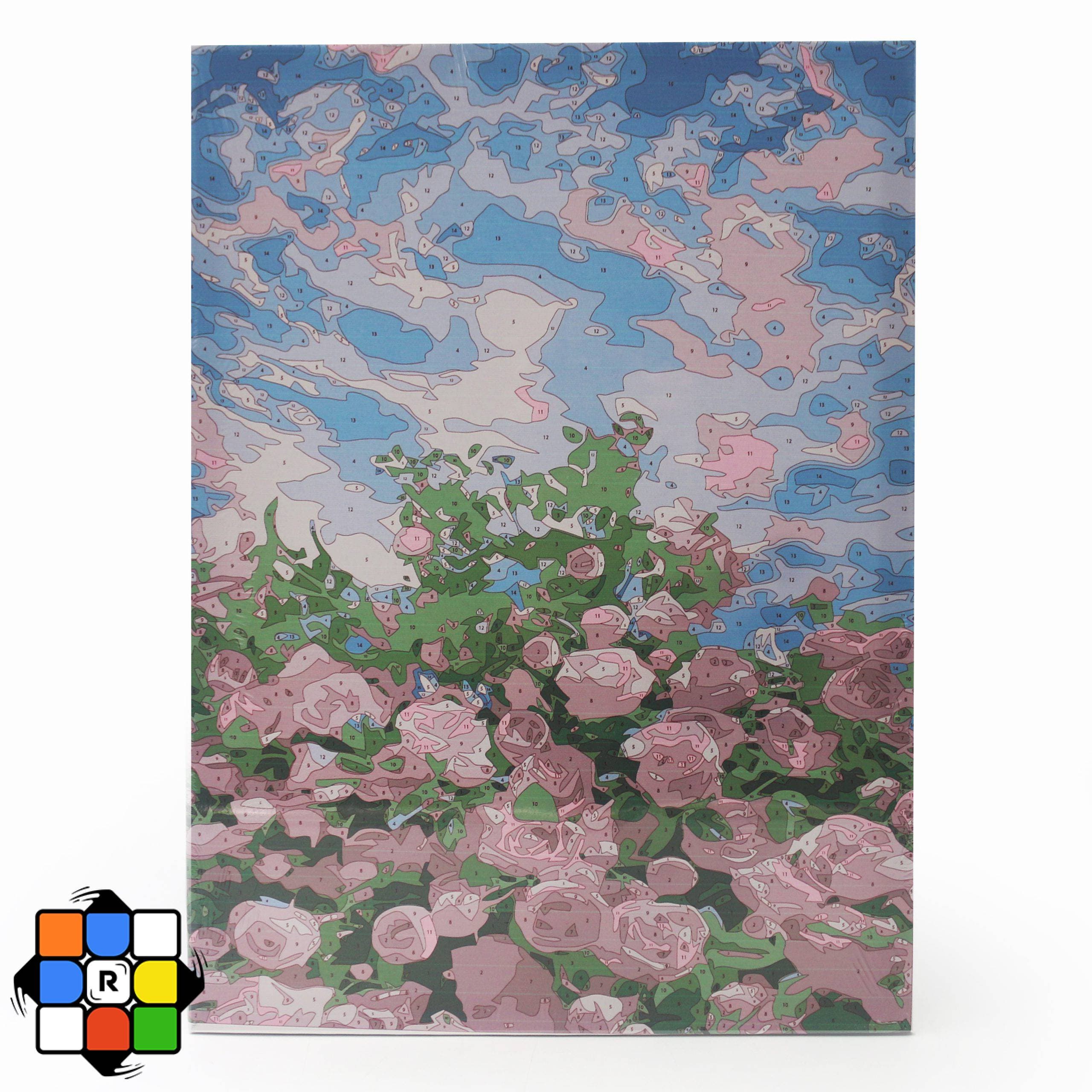 بوم رنگ آمیزی با آبرنگ سایز 40×30 ( 13 طرح ) — تصویر ۷