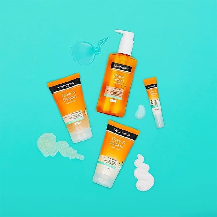 اسکراب لایه بردار پوست نوتروژینا مدل Clear Defend حجم 150 میلی لیتر — تصویر ۴