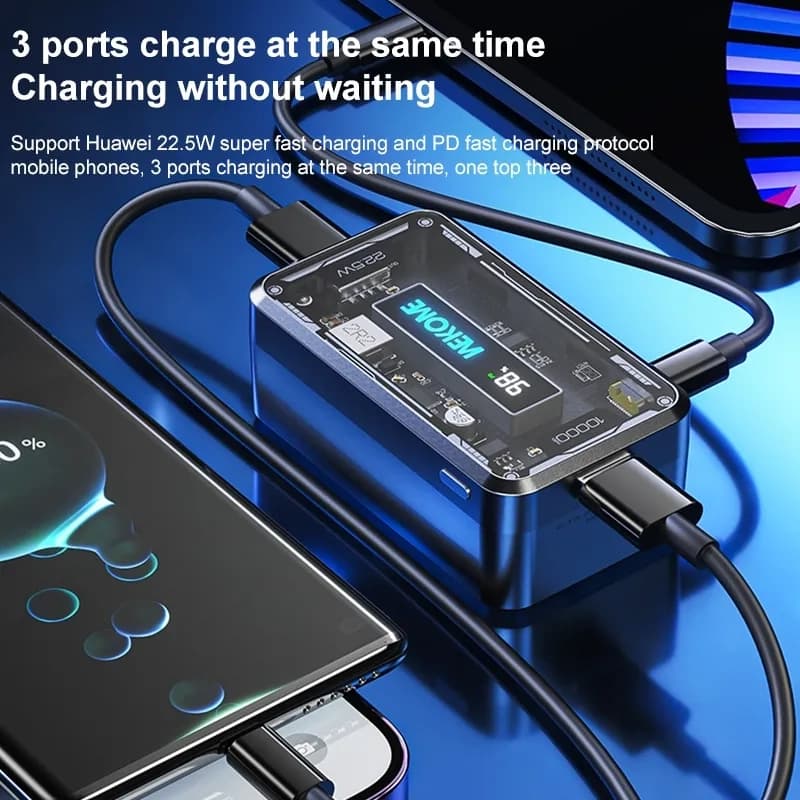 پاوربانک برند wekome مدل wp-395 — تصویر ۳