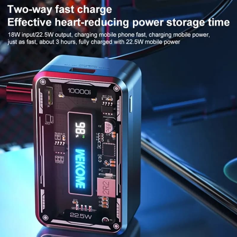 پاوربانک برند wekome مدل wp-395 — تصویر ۴