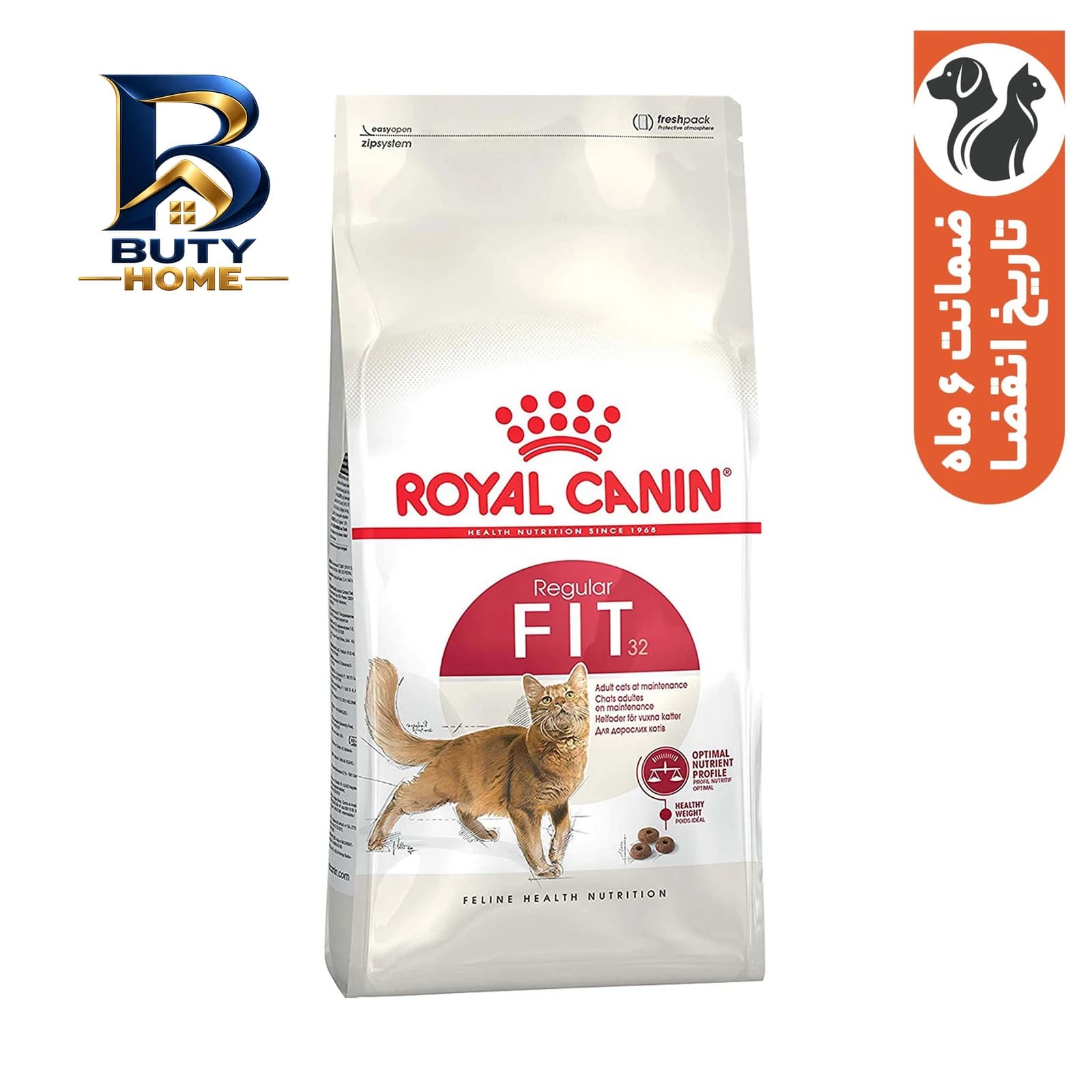 غذای خشک گربه رویال کنین مدل Regular Fit 32 با وزن 400 گرم — تصویر ۹