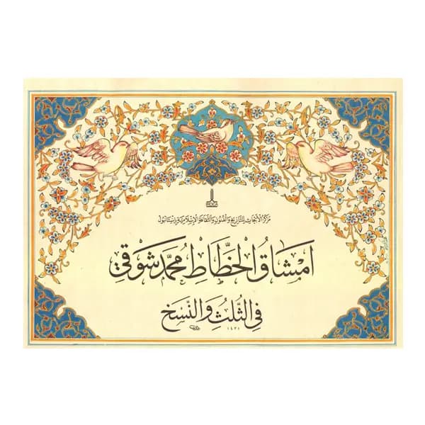 کتاب امشاق الخطاط محمد شوقی
