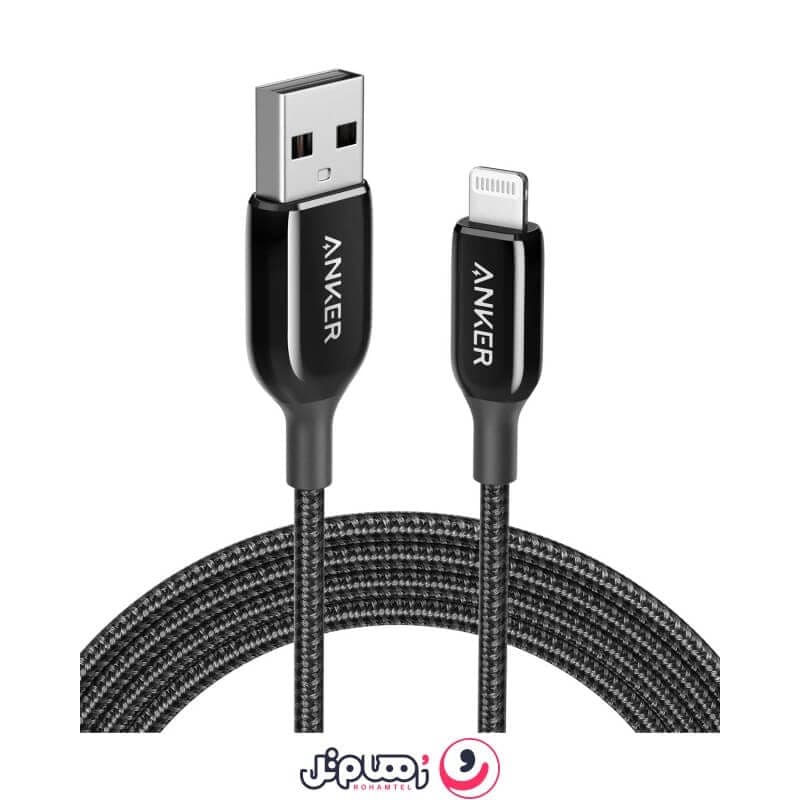 کابل تبدیل USB به لایتنینگ انکر مدل Anker PowerLine+ III A8823 طول 1.8 متر — تصویر ۲