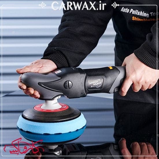 پک دستگاه پولیش روتاری شارژی (بی سیم) آیبرید سایز 15 شاین میت ShineMate Ibrid EB251-6 Cordless Rotary Polisher — تصویر ۲