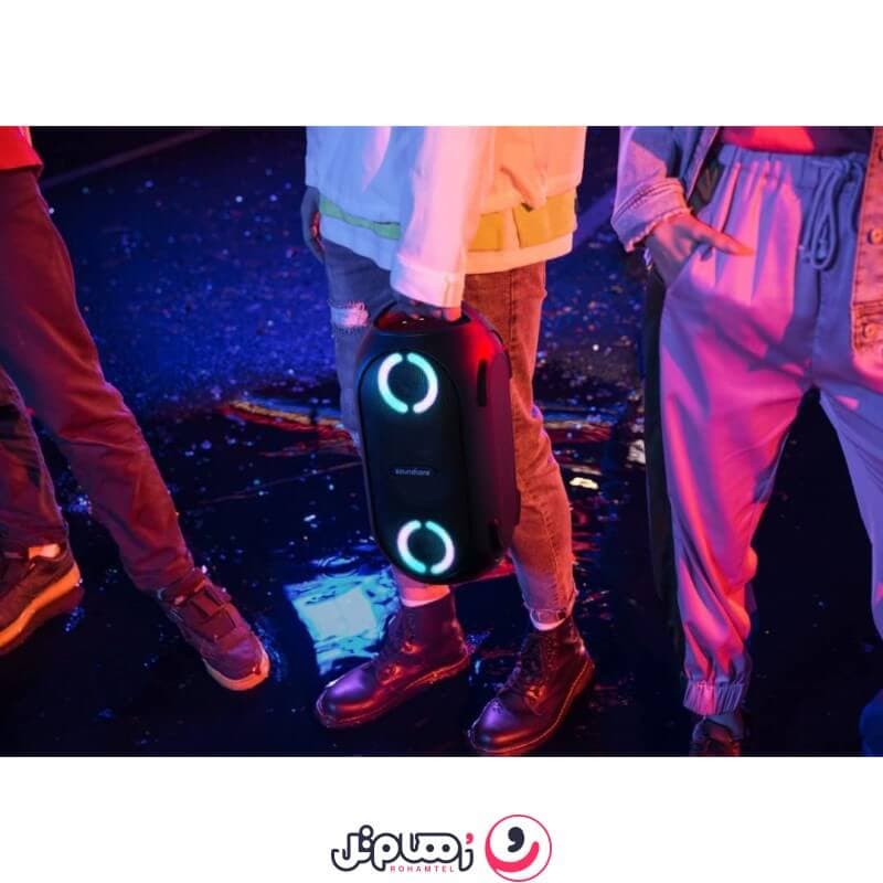اسپیکر بلوتوثی انکر مدل Anker Soundcore Rave PartyCast A3390H12 با توان 80 وات — تصویر ۸