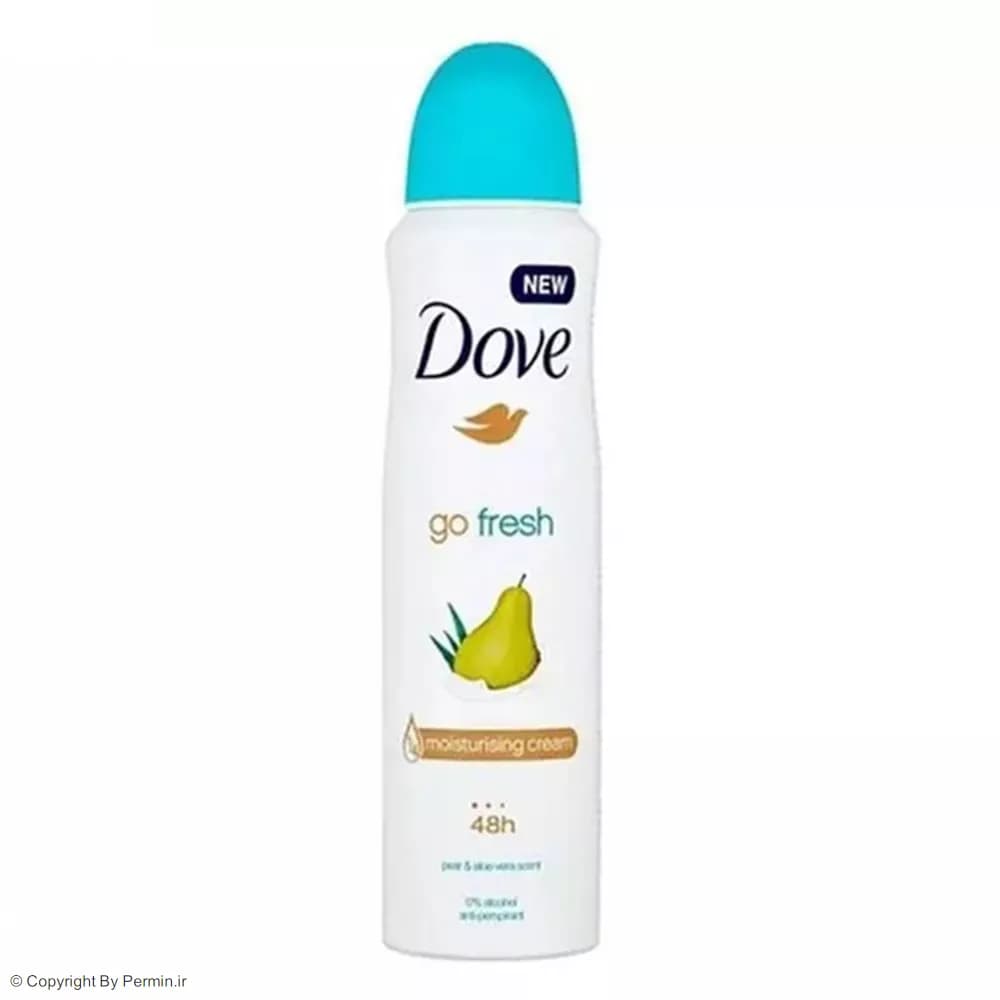 اسپری ضد تعریق زنانه داو رایحه گلابی مدل Go Fresh حجم 250 میلی لیتر — تصویر ۶