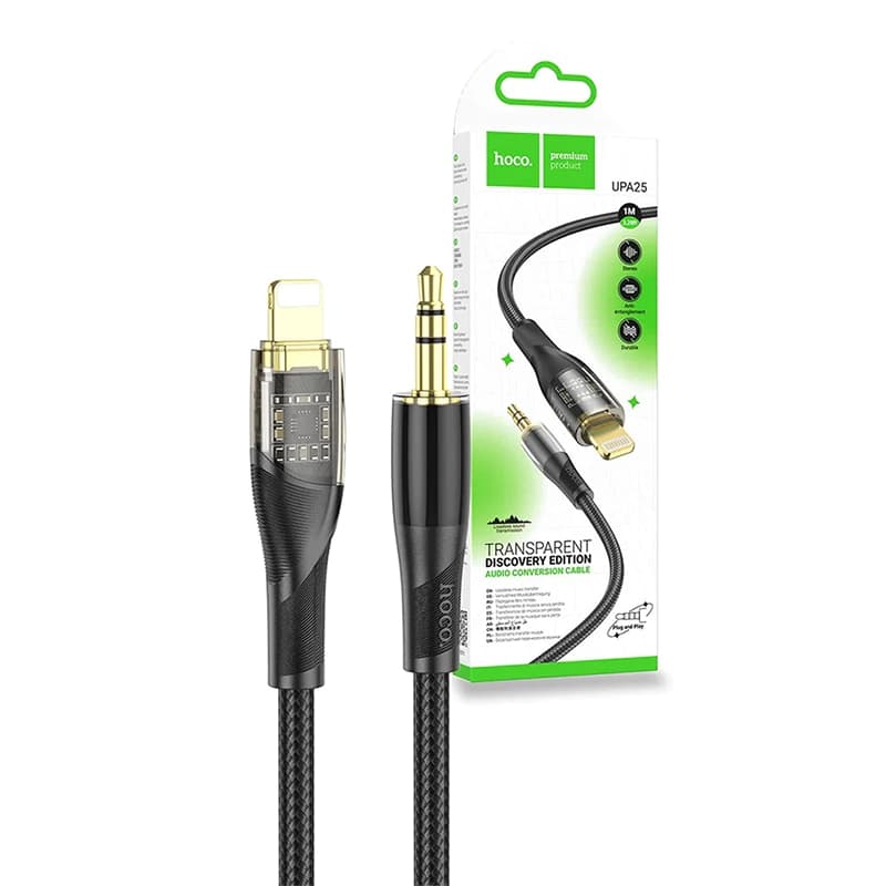 کابل تبدیل AUX به lightening برند هوکو مدل upa25 — تصویر ۲