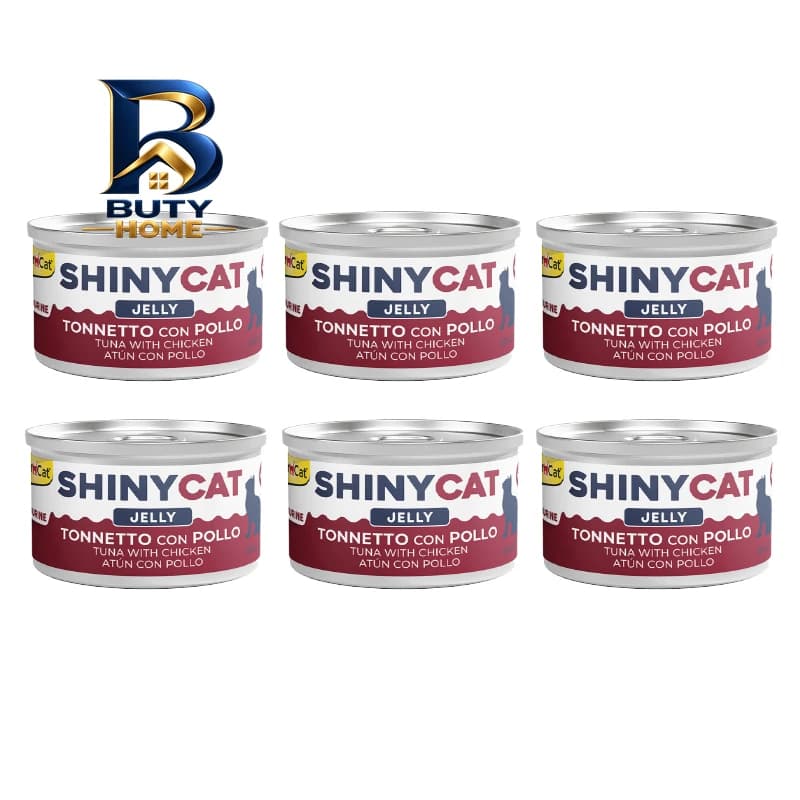 کنسرو غذای گربه بالغ جیم کت مدل Cat Food طعم مرغ و ماهی تن وزن 70 گرم بسته 6 عددی — تصویر ۴