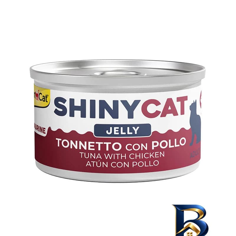 کنسرو غذای گربه بالغ جیم کت مدل Cat Food طعم مرغ و ماهی تن وزن 70 گرم بسته 6 عددی — تصویر ۲