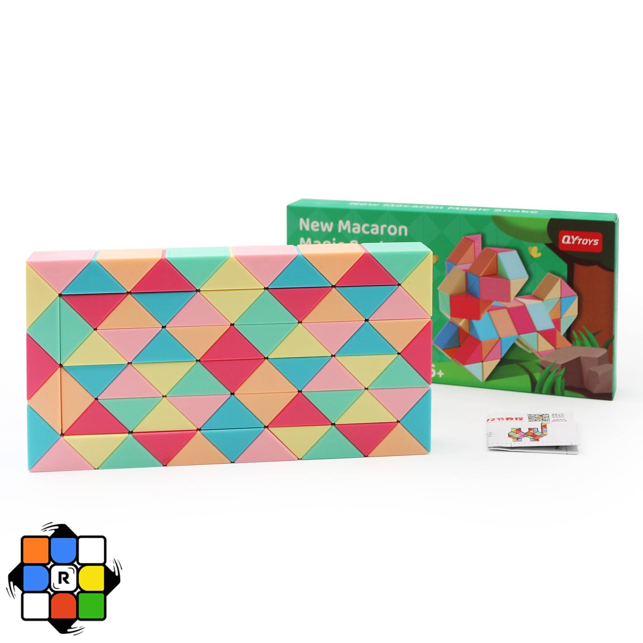 روبیک ماری 72 قطعه ماکارون ( پاستلی) استیکرلس کای وای