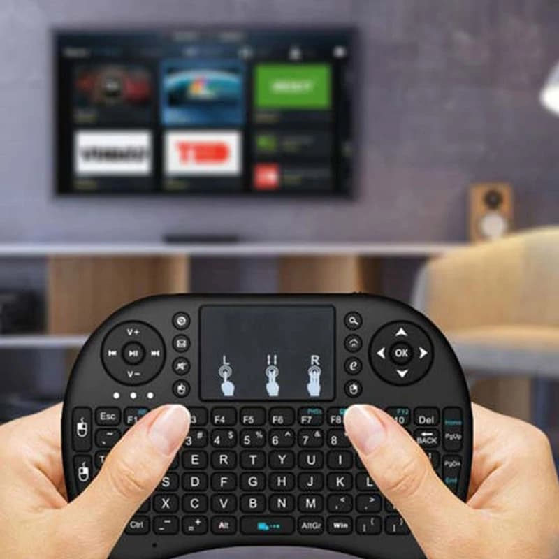 مینی کیبورد بی سیم Mini keyboard i8 Backlit — تصویر ۲