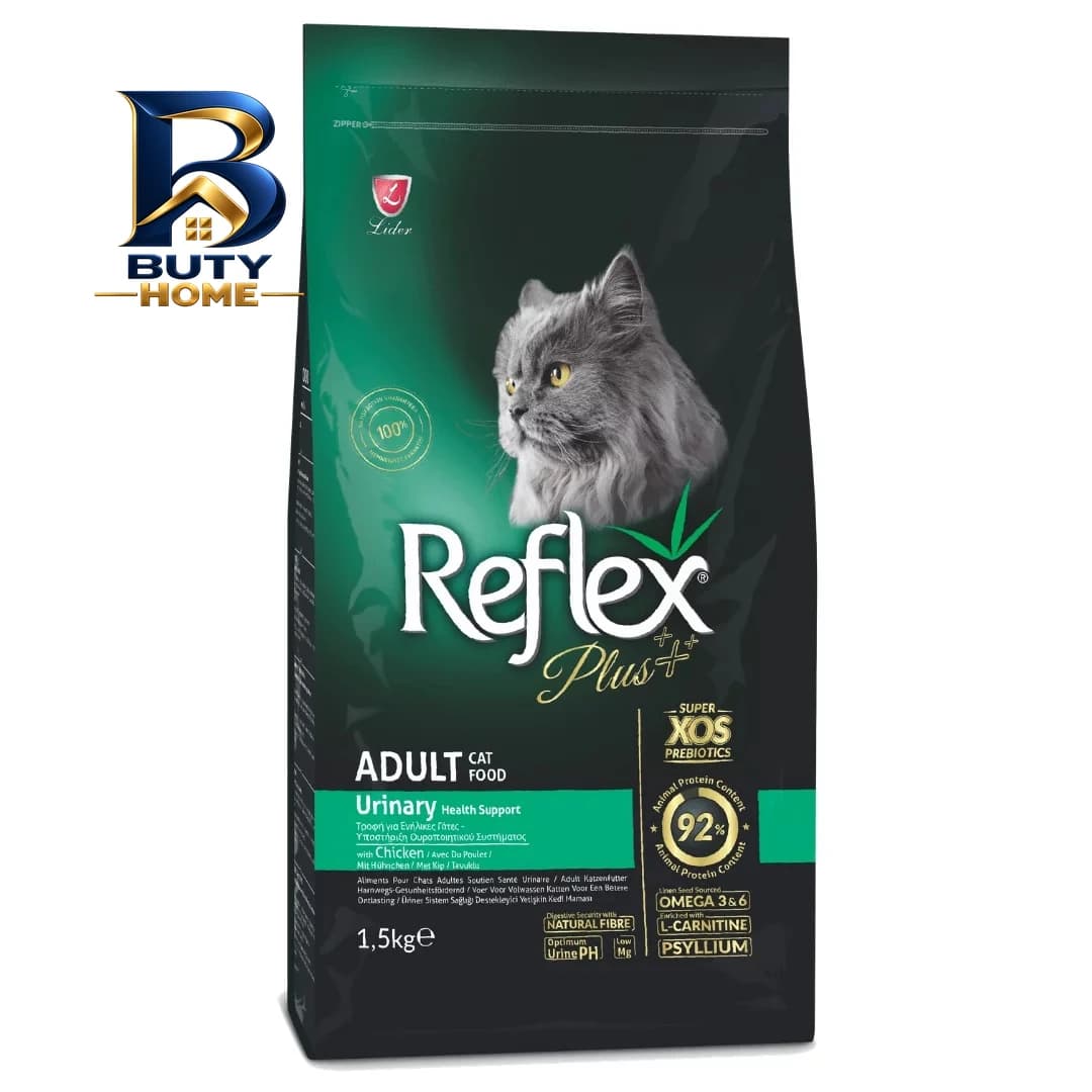 غذا خشک گربه بالغ رفلکس مدل Reflex plus طعم مرغ وزن 1500 گرم — تصویر ۲