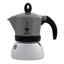 موکاپات بیالتی خاکستری Bialetti-Moka Induction-3 cups