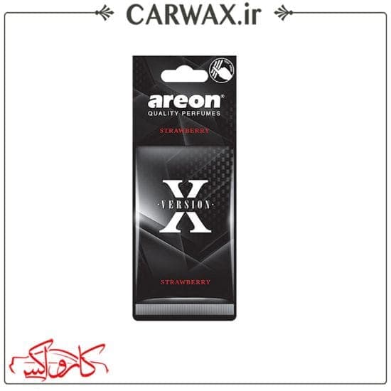 خوشبو کننده خودرو کارتی ایکس ورژن توت فرنگی آرئون Areon Strawberry X Version