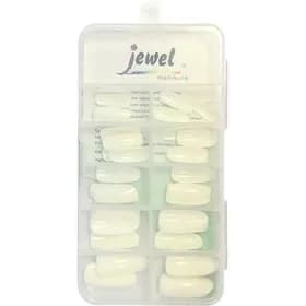 ناخن مصنوعی کله قندی سفید ۱۰۰ عددی JEWEL مدل GNM-100