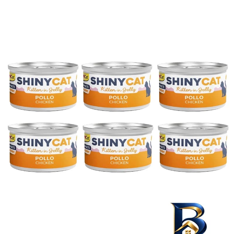 کنسرو غذای بچه گربه جیم کت مدل Cat Food Kitten طعم مرغ وزن 70 گرم بسته 6 عددی