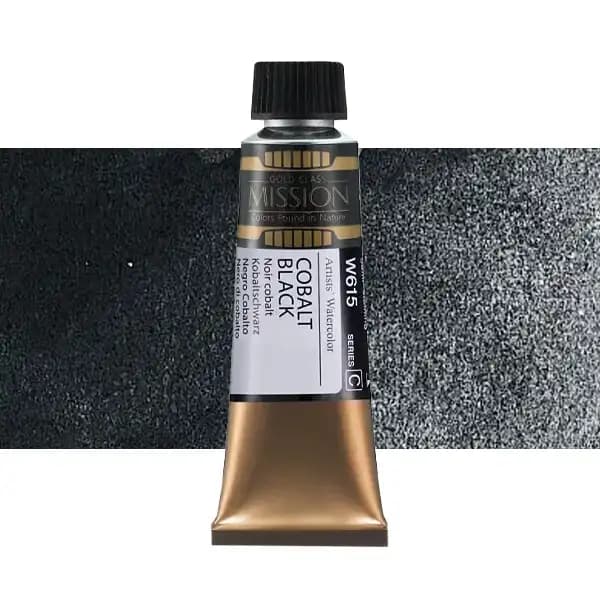 آبرنگ میشن Gold Class سری C رنگ (Cobalt Black W615)