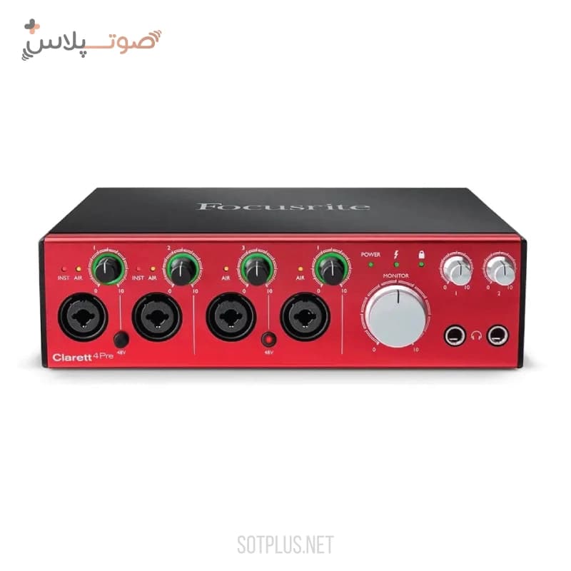 کارت صدا Focusrite Clarett 4Pre Thunderbolt