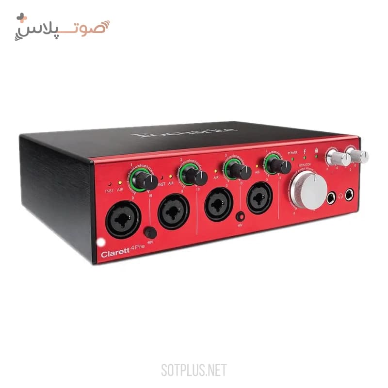 کارت صدا Focusrite Clarett 4Pre Thunderbolt — تصویر ۳