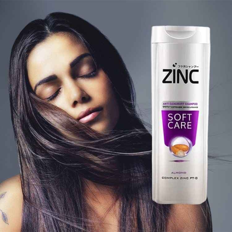 شامپو نرم و صاف کننده مو زینک مدل SOFT CARE حجم 330 میلی لیتر — تصویر ۳