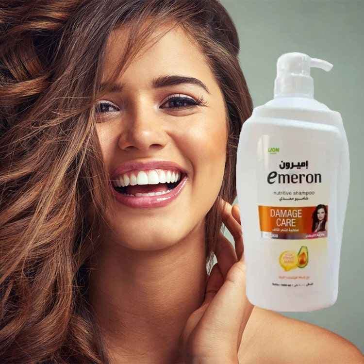 شامپو تغذیه کننده مو امرون مدل DAMAGE CARE حجم 1000 میلی لیتر — تصویر ۲