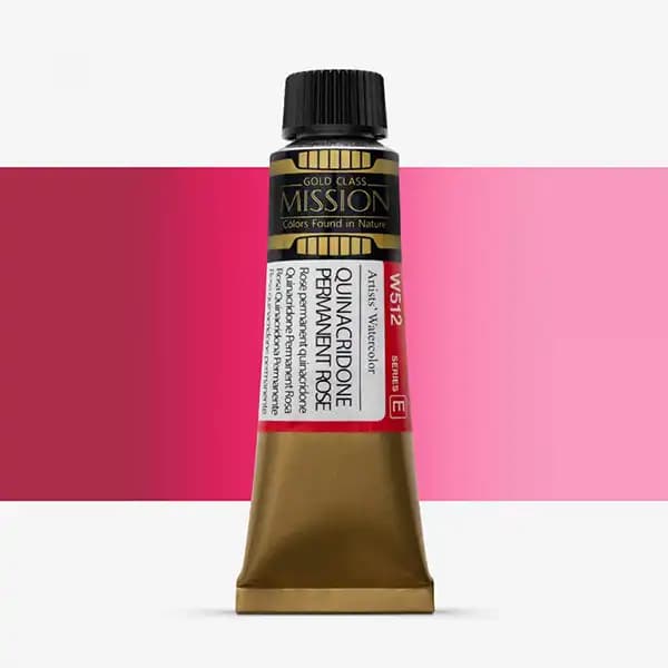 آبرنگ میشن Gold Class سری E رنگ (Quinacridone Permanentrose W512)