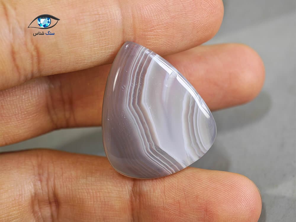 عقیق نواری اشکی 4.5 گرم — تصویر ۲