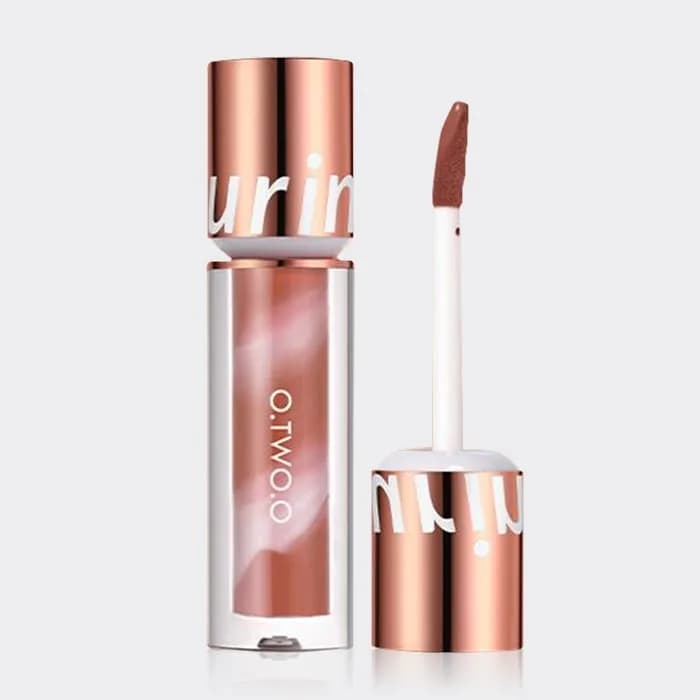 رژ لب مات و مخملی و ضد آب او توو O.two.o مدل Leopop Lipstick رنگ Milk Tea شماره 02