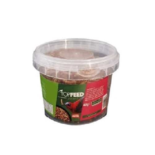 کرم خشک پرندگان تاپ فید مدل Meal Worm وزن 40 گرم