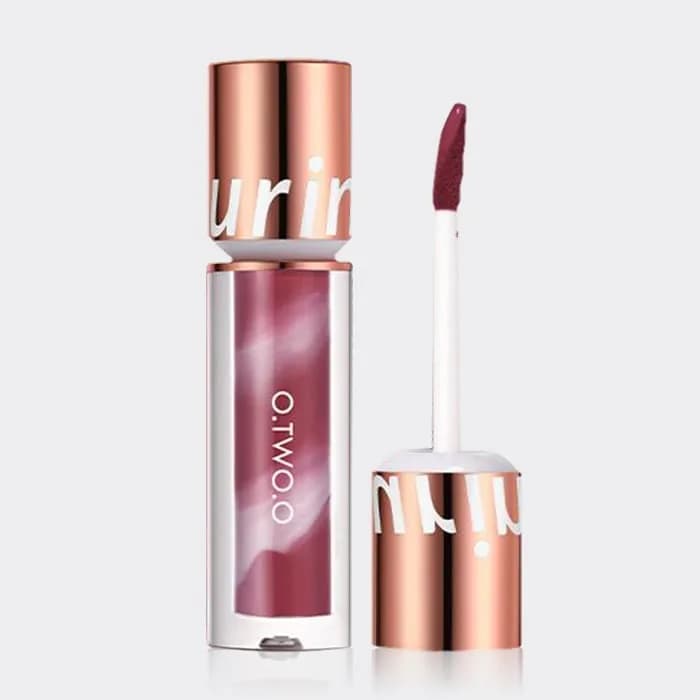 رژ لب مات و مخملی و ضد آب او توو O.two.o مدل Leopop Lipstick رنگ Purple Grapes شماره 08