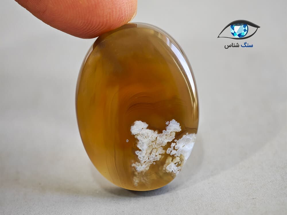 عقیق شجر شکوفه بهاری 7.6 گرم — تصویر ۲