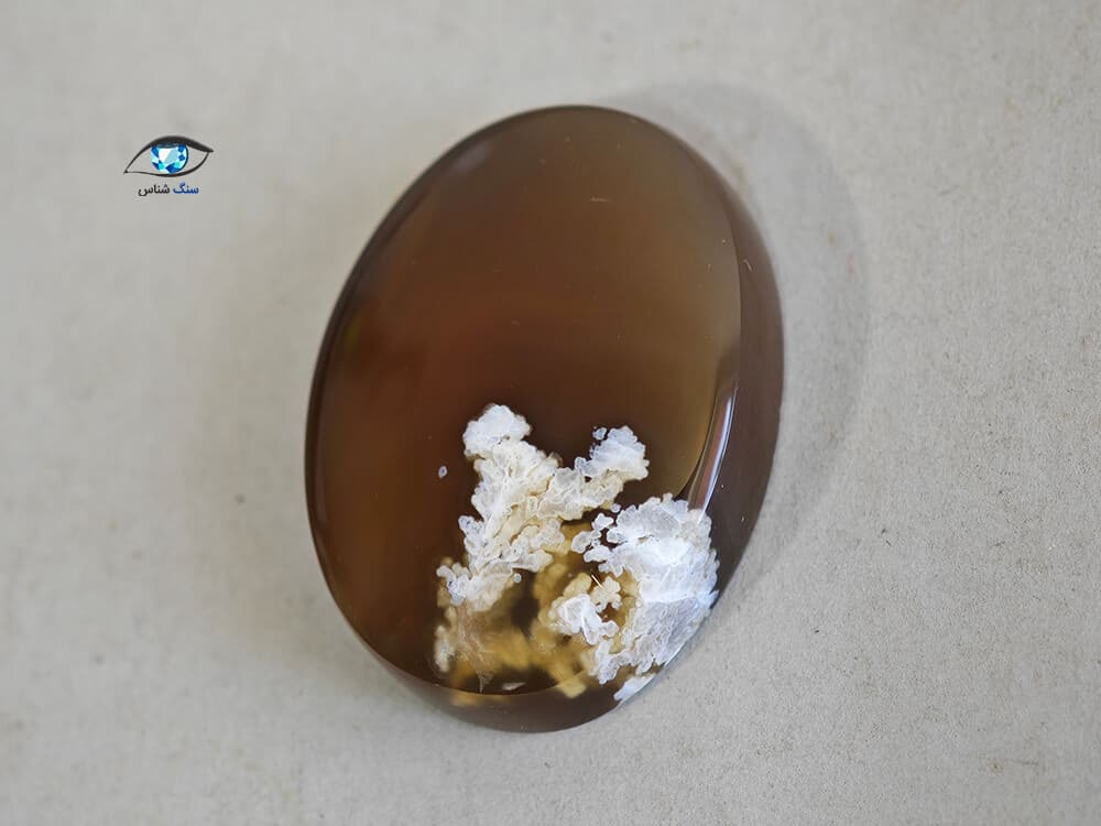 عقیق شجر شکوفه بهاری 7.6 گرم — تصویر ۵