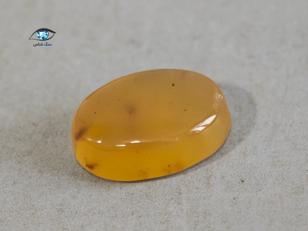 عقیق زرد طبیعی 1.8 گرم — تصویر ۶