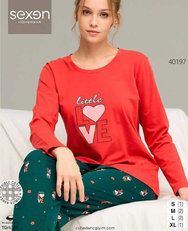 بلوز شلوار نرمال سکسن کد40197 — تصویر ۵