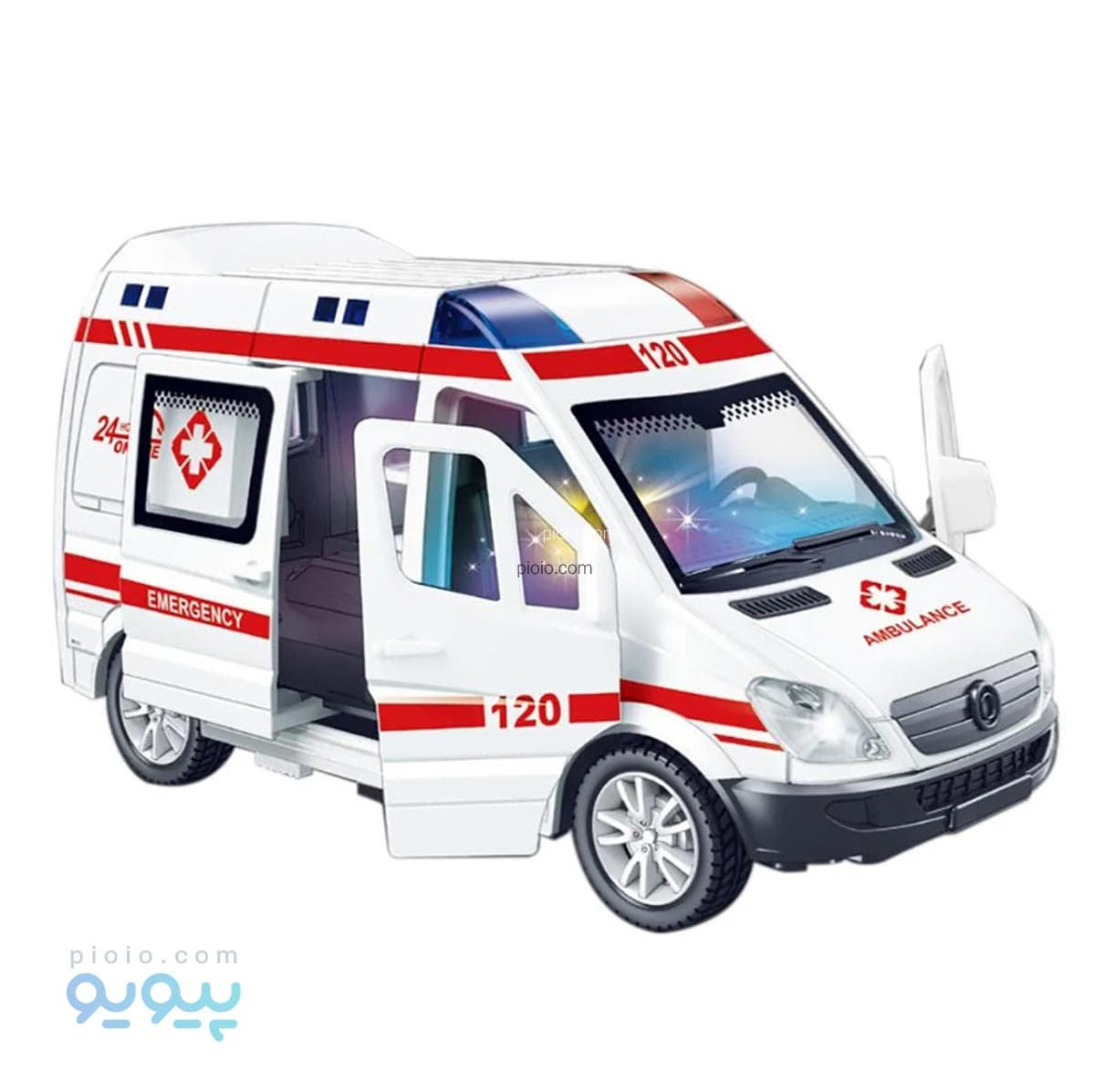 اسباب بازی ماشین آمبولانس و پلیس آیتم 7737
