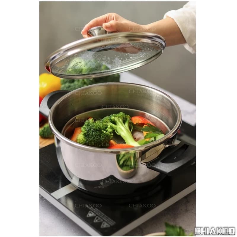 زودپز تکنو استیل دو قلو — تصویر ۳