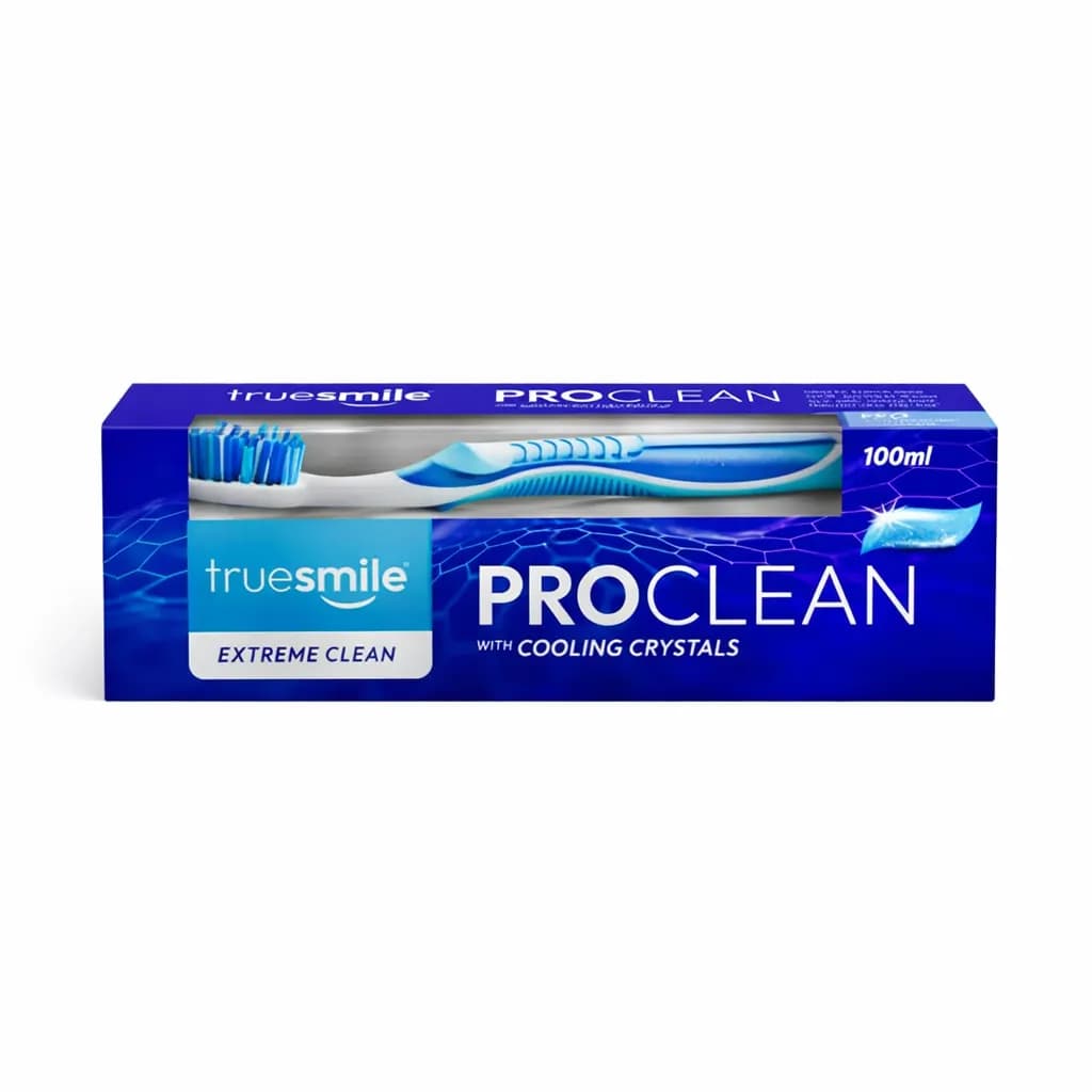 ست مسواک و خمیردندان ترو اسمایل Truesmile مدل Extra Clean حجم 100 میل