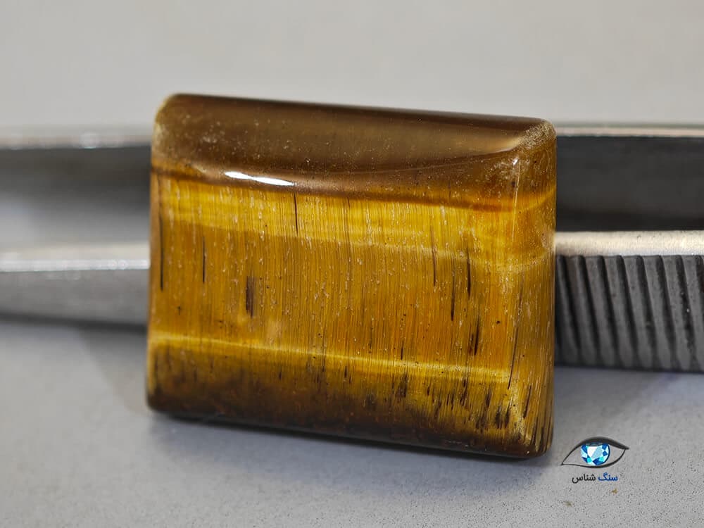 نگین چشم ببر مستطیلی 5.4 گرم — تصویر ۲