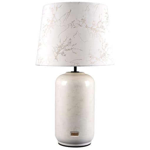 آباژور رومیزی چوبی سوئیچی مدل GIORGIA کد TLSW-80807 رنگ WH.MARBLE/GILDED