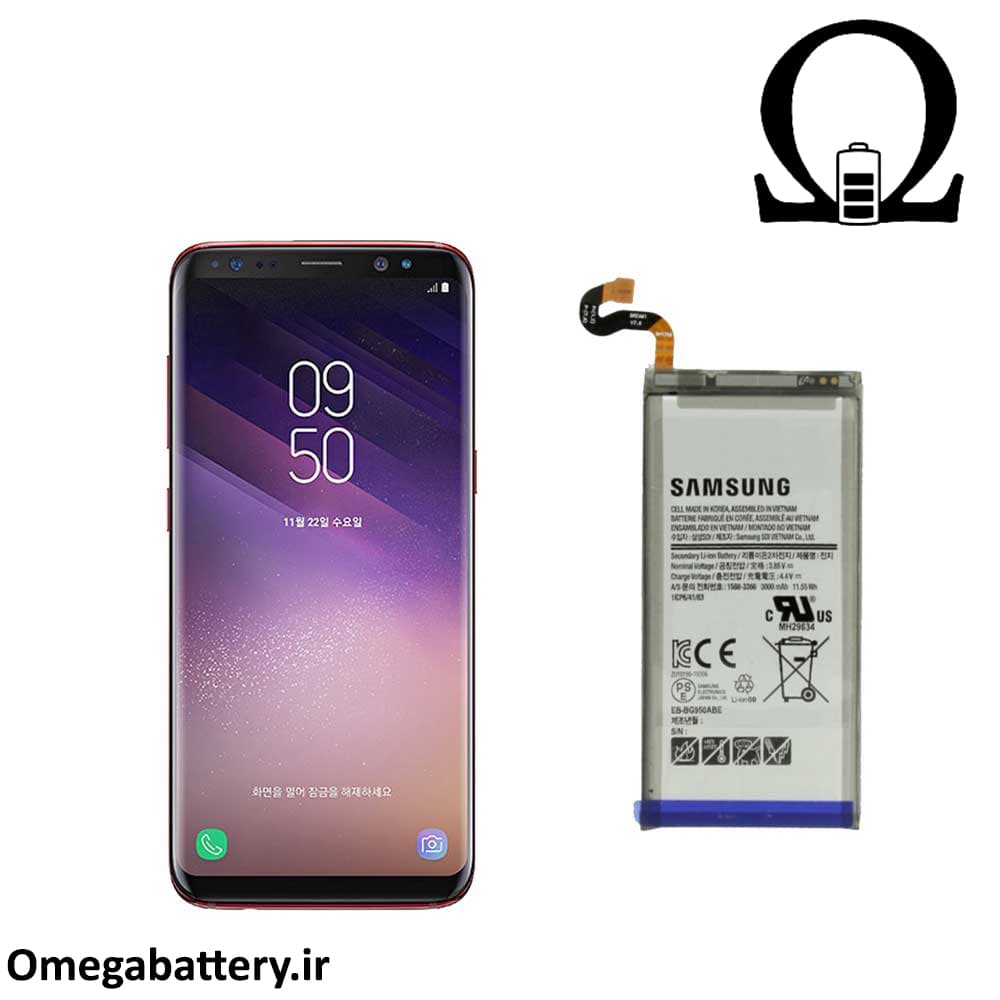 باتری اصلی گوشی سامسونگ Samsung Galaxy S8 G950 با آموزش تعویض