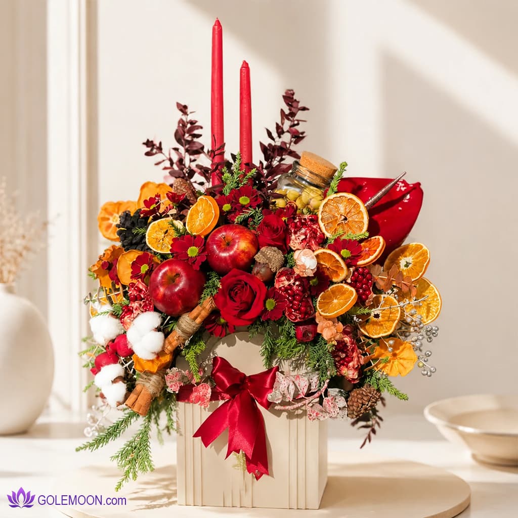 باکس گل و میوه بمانی