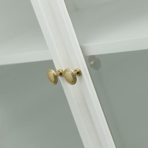 ویترین و کتابخانه چوبی مدل WOODHILL کد HGDC-82 رنگ WHITE و BROWN — تصویر ۷