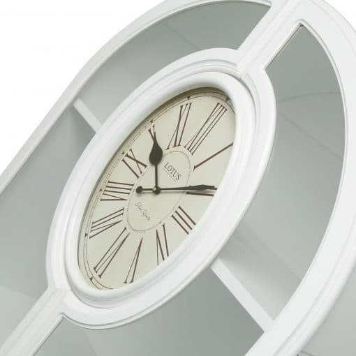 ویترین و کتابخانه چوبی مدل WOODHILL کد HGDC-82 رنگ WHITE و BROWN — تصویر ۶